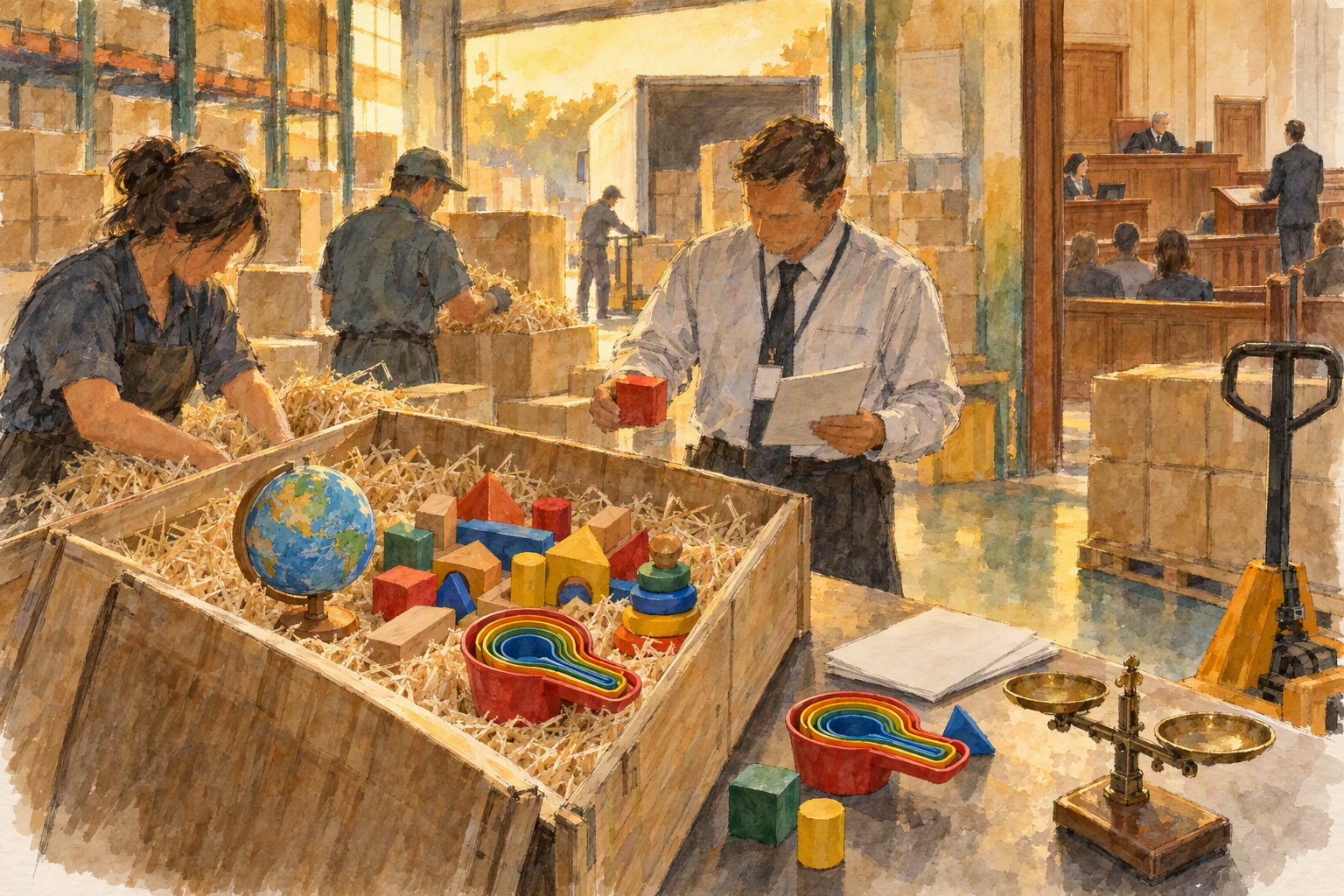 Illustration for Learning Resources, Inc., et al., Petitioners v. Donald J. Trump, President of the United States, et al.