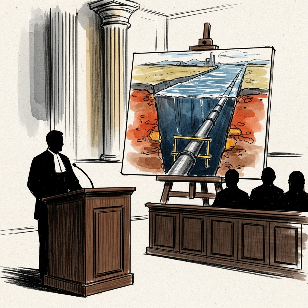 Illustration for Enbridge Energy, LP, et al., Petitioners v. Dana Nessel, Attorney General of Michigan, on Behalf of the People of the State of Michigan