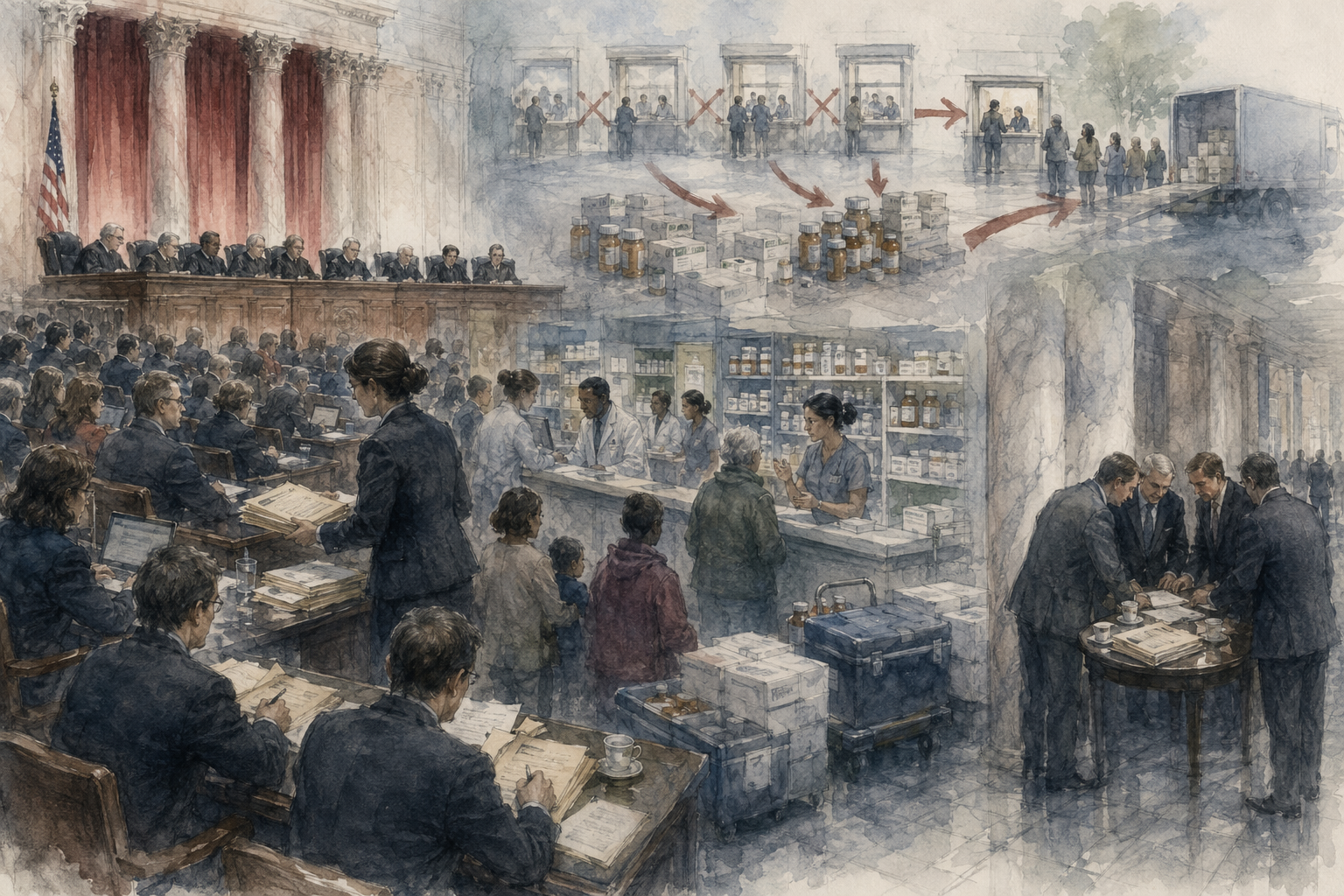 Illustration for AstraZeneca Pharmaceuticals LP, et al., Petitioners v. Mosaic Health, Inc., et al.