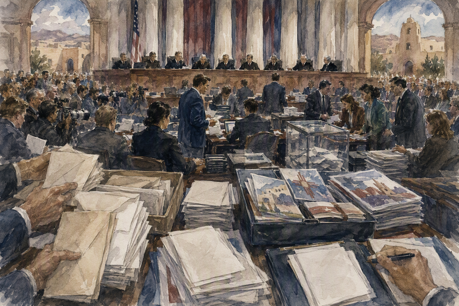 Illustration for Rio Grande Foundation, Petitioner v. Maggie Toulouse Oliver, in Her Official Capacity as Secretary of State of New Mexico