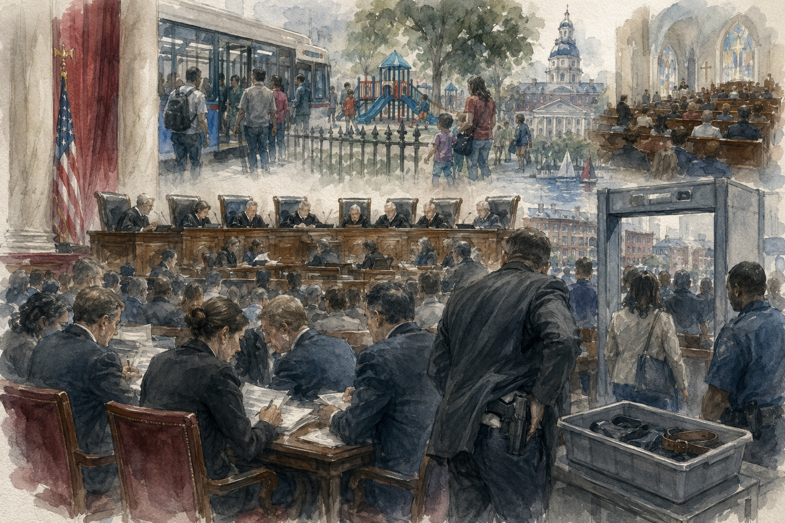 Illustration for Katherine Novotny, et al., Petitioners v. Wes Moore, Governor of Maryland, et al.