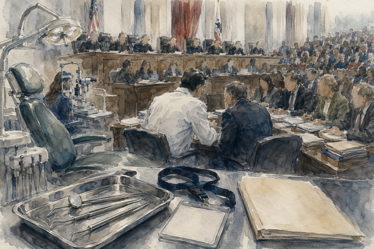 Illustration for Samreen Farid Riaz, Petitioner v. Dental Board of California