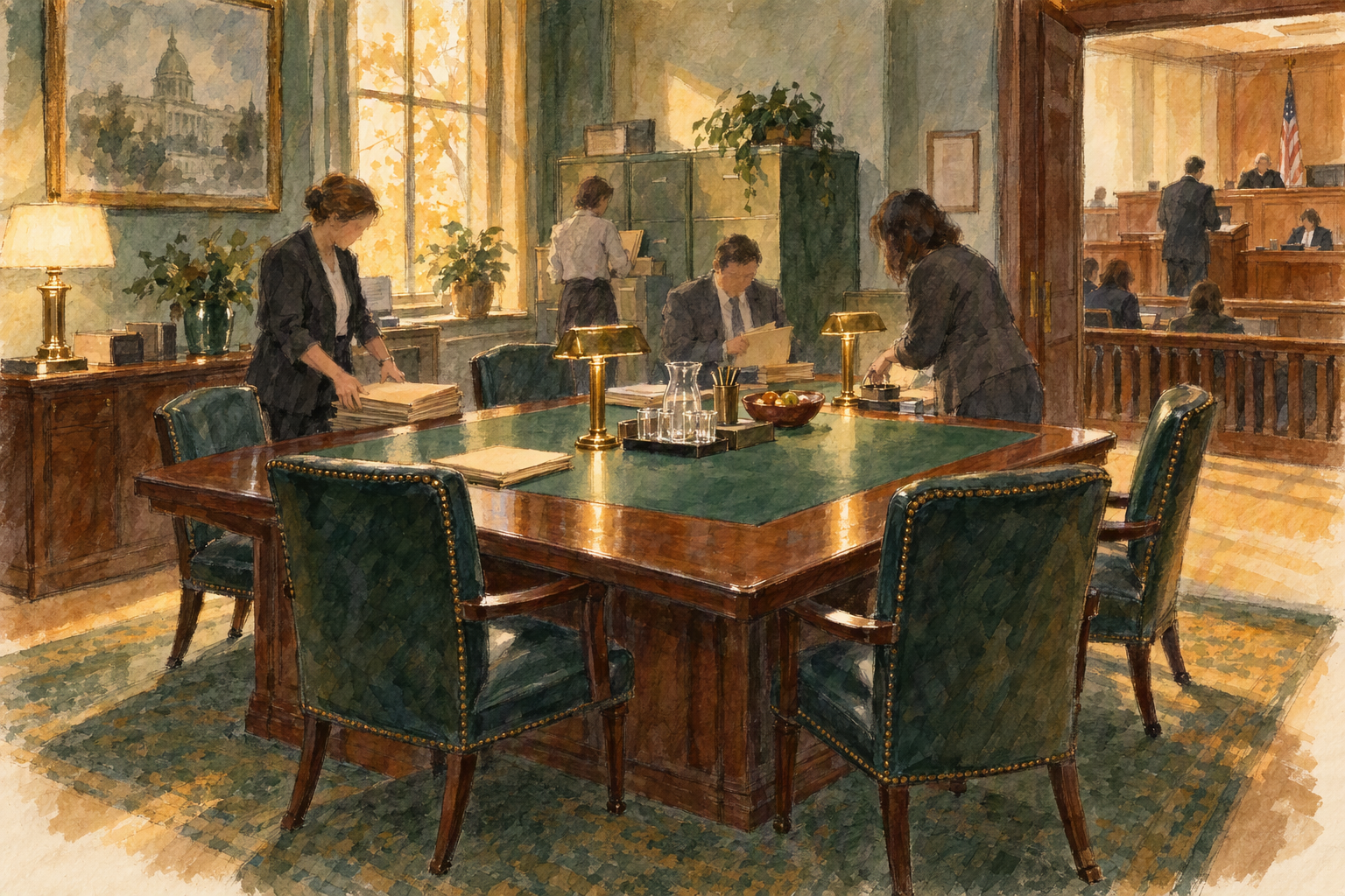 Illustration for Donald J. Trump, President of the United States v. Rebecca Kelly Slaughter