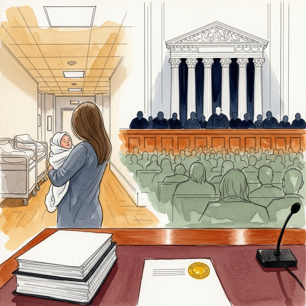 Illustration for Donald J. Trump, President of the United States, et al., Petitioners v. Barbara, et al.