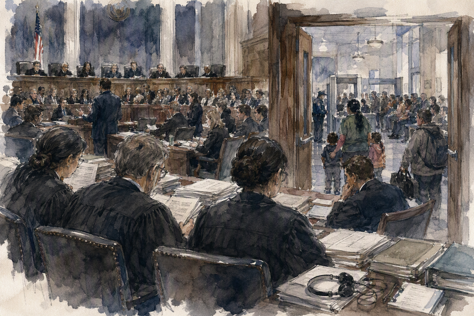 Illustration for Daren K. Margolin, Director of the Executive Office for Immigration Review v. National Association of Immigration Judges