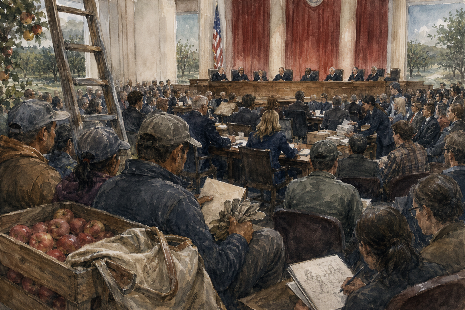Illustration for Department of Labor, et al., Petitioners v. Sun Valley Orchards, LLC